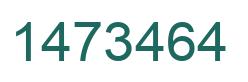 Número 1473464 imagen verde