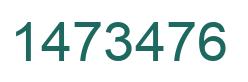 Número 1473476 imagen verde