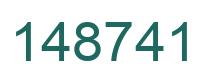 Number 148741 green image