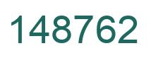 Number 148762 green image