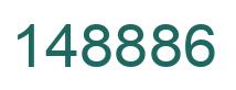 Number 148886 green image
