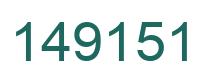 Número 149151 imagen verde