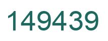 Número 149439 imagen verde