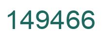 Number 149466 green image