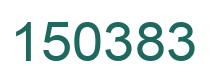 Número 150383 imagen verde