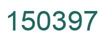Número 150397 imagen verde