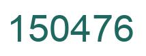 Número 150476 imagen verde