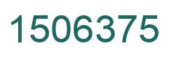 Número 1506375 imagen verde