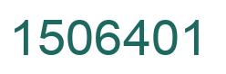Number 1506401 green image
