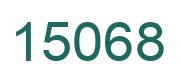 Número 15068 imagen verde