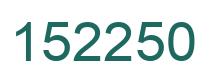 Número 152250 imagen verde