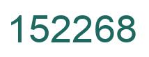 Número 152268 imagen verde