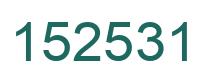 Número 152531 imagen verde
