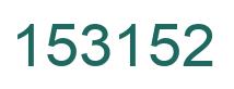 Número 153152 imagen verde