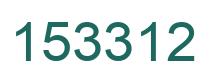 Número 153312 imagen verde
