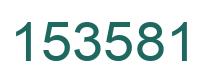 Número 153581 imagen verde