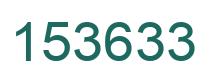 Número 153633 imagen verde