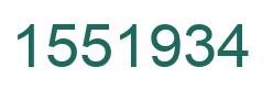 Número 1551934 imagen verde