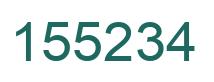 Number 155234 green image