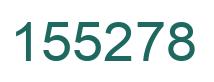 Number 155278 green image