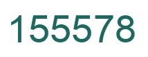 Number 155578 green image