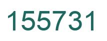 Number 155731 green image
