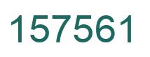 Número 157561 imagen verde