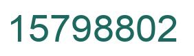 Número 15798802 imagen verde