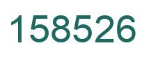Número 158526 imagen verde