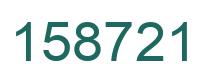 Número 158721 imagen verde