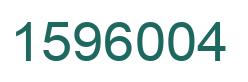 Número 1596004 imagen verde