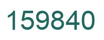 Número 159840 imagen verde
