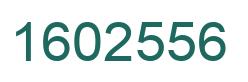 Número 1602556 imagen verde