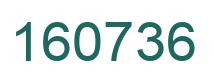 Número 160736 imagen verde