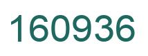 Number 160936 green image