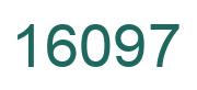 Número 16097 imagen verde
