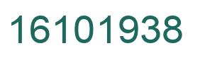Número 16101938 imagen verde