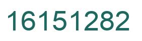 Número 16151282 imagen verde
