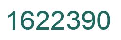 Número 1622390 imagen verde
