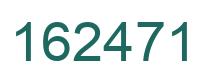 Number 162471 green image