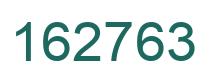 Number 162763 green image