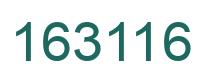 Number 163116 green image