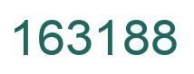 Number 163188 green image