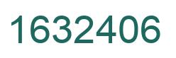 Número 1632406 imagen verde