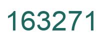 Number 163271 green image