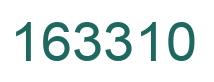 Number 163310 green image