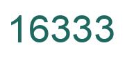 Number 16333 green image