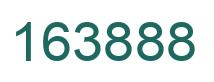 Number 163888 green image