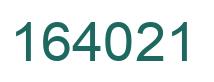 Número 164021 imagen verde