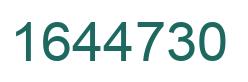 Number 1644730 green image